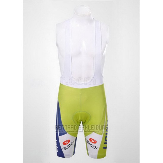 2012 Fahrradbekleidung Liquigas Cannondale Wei und Grun Trikot Kurzarm und Tragerhose - zum Schließen ins Bild klicken